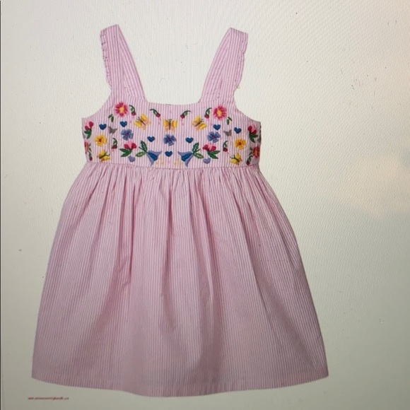 Beebay Striped embroidered sundress